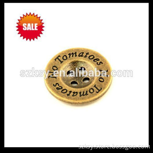 2015 High Quality Copper Metal Shank Buttons